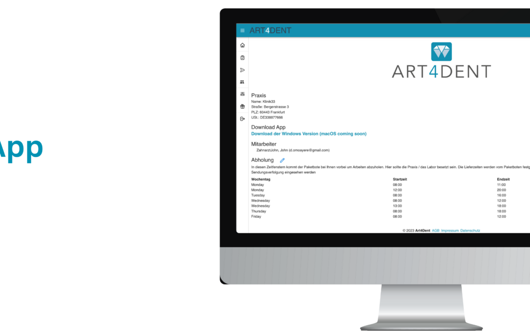 Art4Dent präsentiert neue Windows-App – Die Zukunft der Zahnmedizin